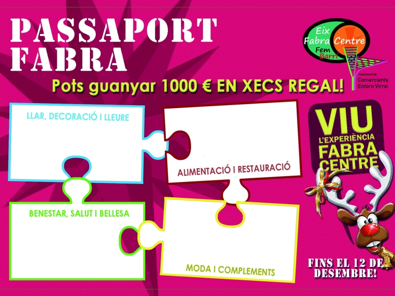 Passaport Fabra, per a viatjar per les botigues de l'Eix (1)